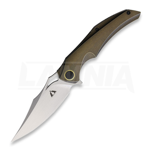 Couteau pliant CMB Made Knives Prowler Framelock, bronze