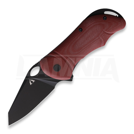 CMB Made Knives Hippo D2 folding knife, red