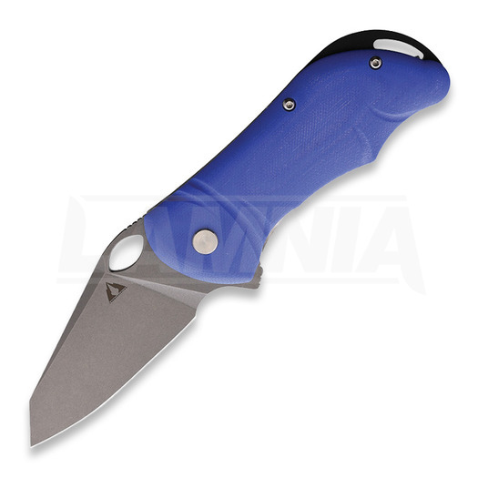 CMB Made Knives Hippo D2 folding knife, blue