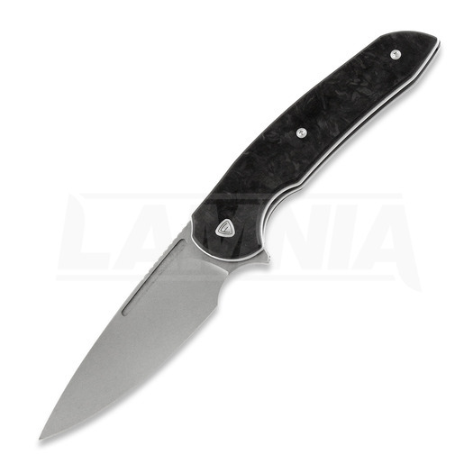 Ferrum Forge Stinger folding knife, marbled carbon fiber