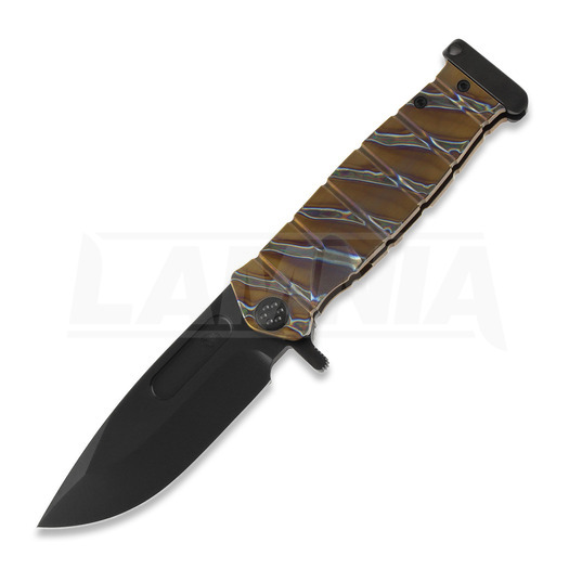 Medford USMC FF PVD Tiger Stripes Handle folding knife