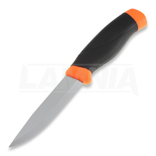 Morakniv Companion HeavyDuty F (C) - Carbon Steel - Orange bushcraft knife 12495