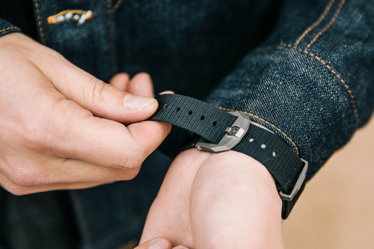 Triple Aught Design Quantum Watch Strap Black Matte, 22mm