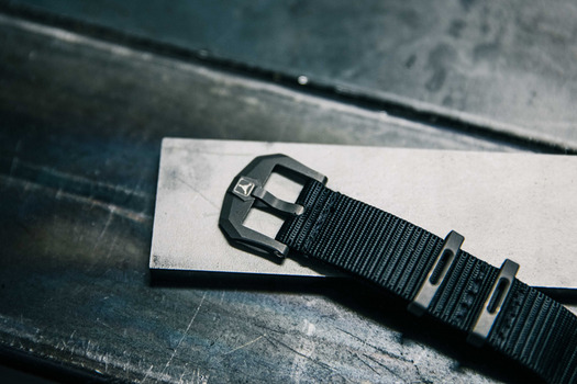 Triple Aught Design Quantum Watch Strap Black Matte, 22mm