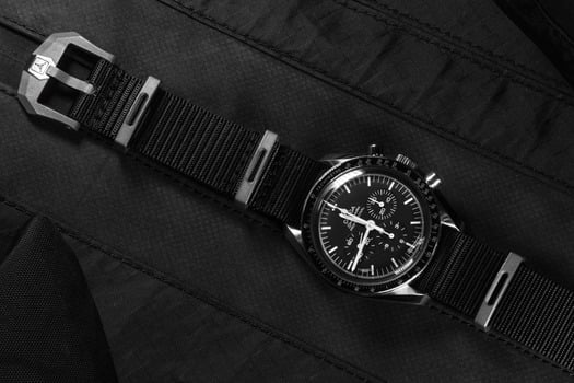 Triple Aught Design Quantum Watch Strap Black Topo