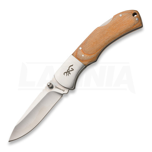 Browning Lockback Maple Pakkawood folding knife