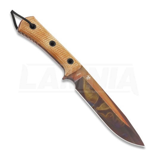 TRC Knives Apocalypse Virus Edition knife, natural micarta
