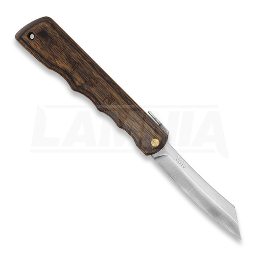 Higonokami Woody VG10 folding knife, brown