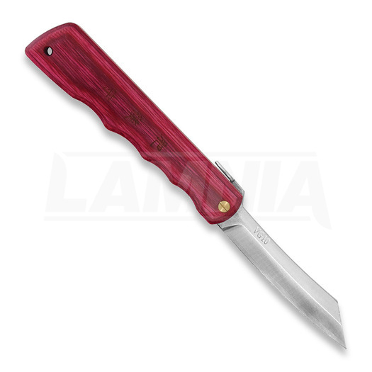 Higonokami Woody VG10 összecsukható kés, piros