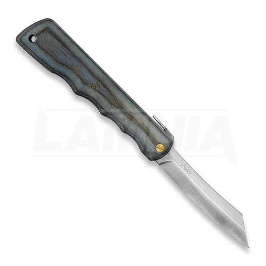 Higonokami Woody VG10 folding knife, blue