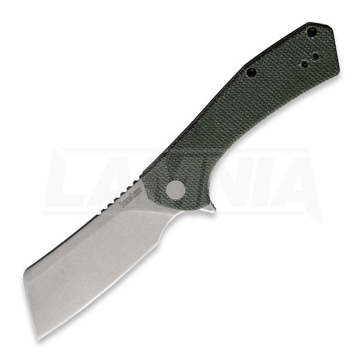 Kershaw Static Green Micarta D2 folding knife 3445MCG