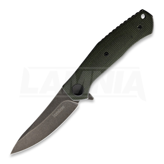 Kershaw Concierge D2 Micarta folding knife, green 4020MCG
