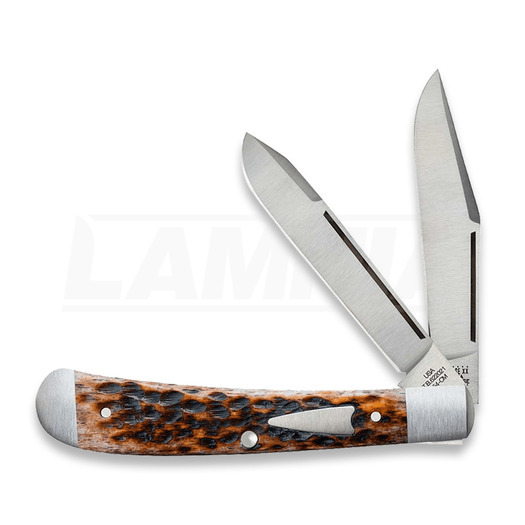 Case Cutlery Case Bose 2021 Collab Brown Bone Peach HT Trapper pocket knife 10774