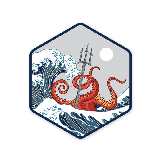 Prometheus Design Werx SPD Great Wave Kraken 2022 Sticker