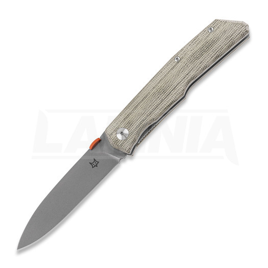 Fox 525 Terzuola folding knife, green micarta FX-525MI
