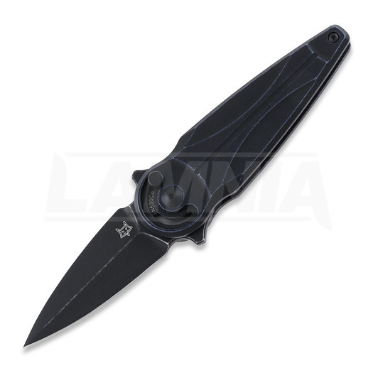 Nóż składany Fox Anarcnide Saturn, black idroglider, czarny FX-551ALB
