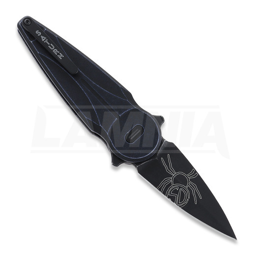 Fox Anarcnide Saturn סכין מתקפלת, black idroglider, שחור FX-551ALB