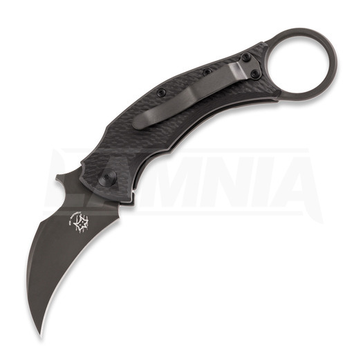 Fox Black Bird סכין מתקפלת, carbon fiber FX-591TICB