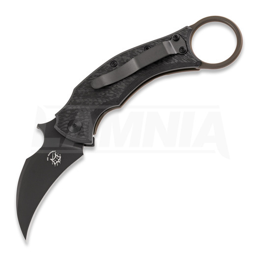 Fox Black Bird folding knife, bronze/carbon fiber FX-591TICBR