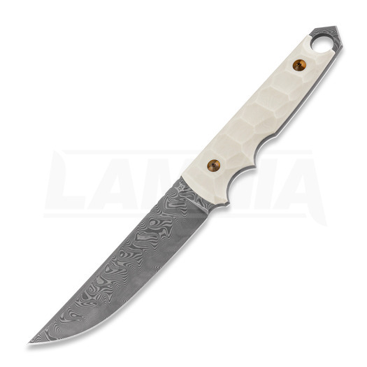 Fox Ryu Herringbone Damascus סכין, elforyn FX-634DES