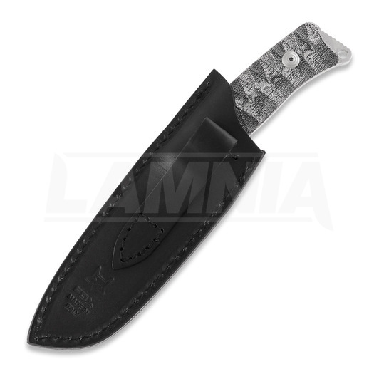 Fox Pro-Hunter kniv, black micarta FX-131MBSW