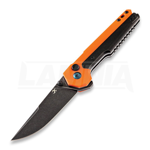 Kansept Knives EDC Tac Linerlock 折り畳みナイフ, オレンジ色
