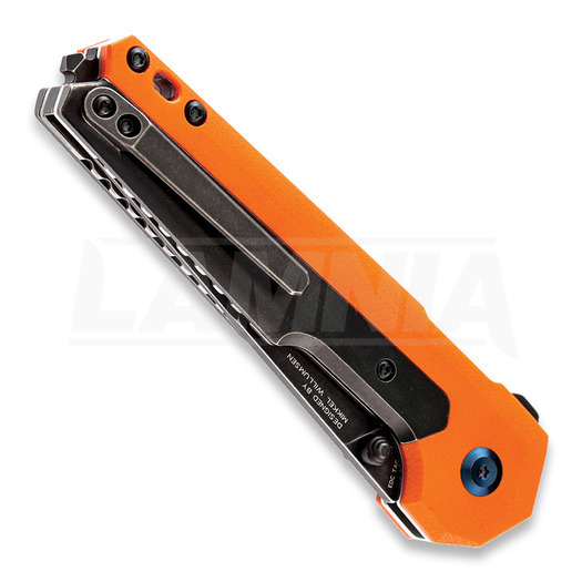 Nóż składany Kansept Knives EDC Tac Linerlock, pomarańczowa