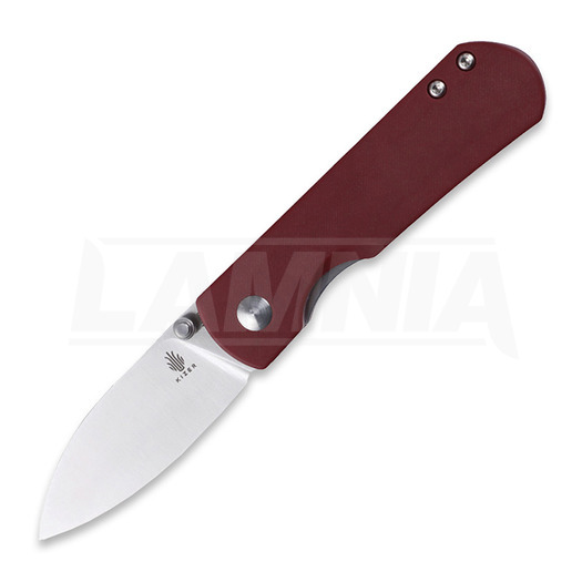 Kizer Cutlery Yorkie folding knife, Micarta, red
