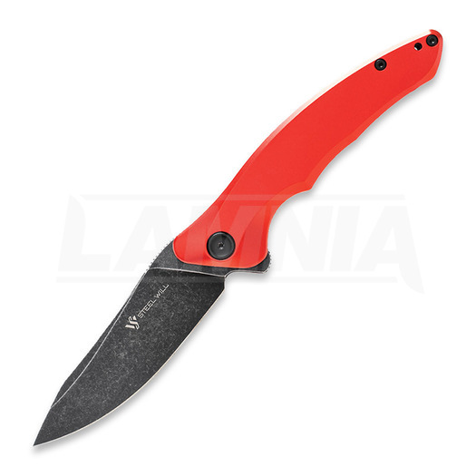 Steel Will Spica F44-05 Linerlock foldekniv, rød F4405