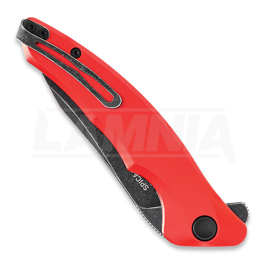 Steel Will Spica F44-05 Linerlock foldekniv, rød F4405