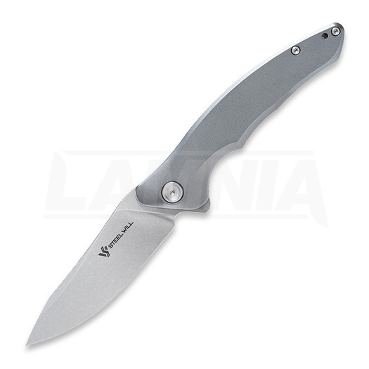 Steel Will Spica F44-27 Linerlock foldekniv, silver F4427