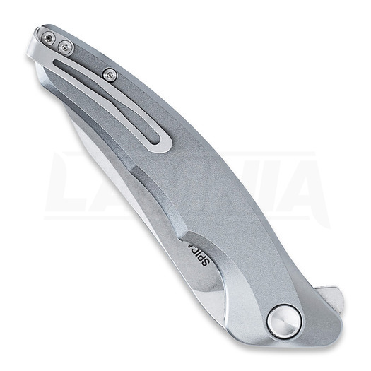 Steel Will Spica F44-27 Linerlock fällkniv, silver F4427