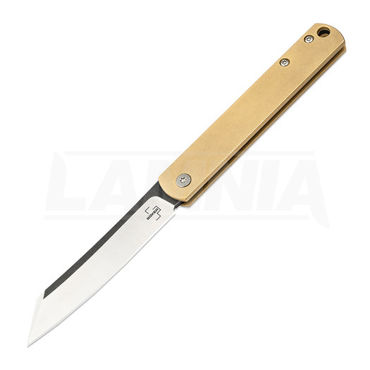 Böker Plus Zenshin 42 Brass folding knife 01BO369