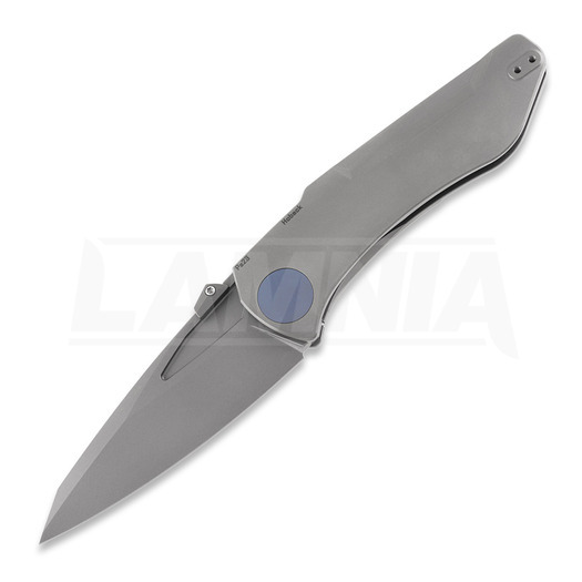 Jake Hoback Knives Summit folding knife, Stonewash/Blue