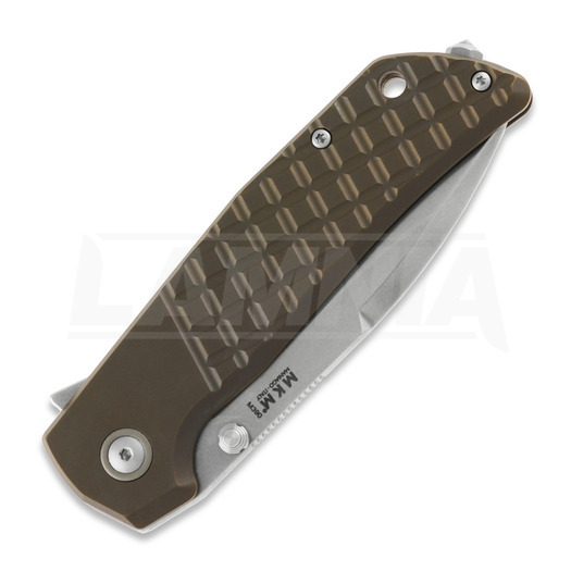 MKM Knives Maximo 折り畳みナイフ, Bronze titanium MKMM-TBR