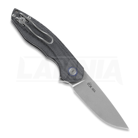 Складной нож MKM Knives Timavo, Black canvas micarta MKVP02-BC