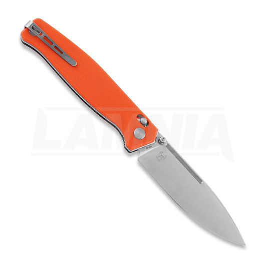 RealSteel Huginn 折り畳みナイフ, オレンジ色 7651OS