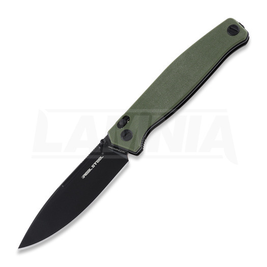 Складной нож RealSteel Huginn, od green/black 7652GB
