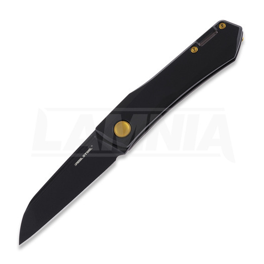 RealSteel Solis folding knife, titanium golden 7063G