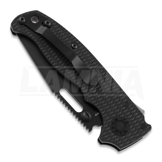 Demko Knives AD 20.5 DLC sulankstomas peilis, Clip Point, juoda