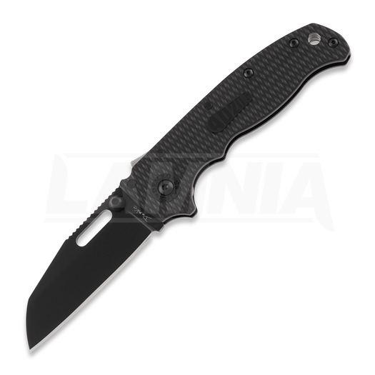 Demko Knives AD 20.5 DLC folding knife, Shark Foot, black
