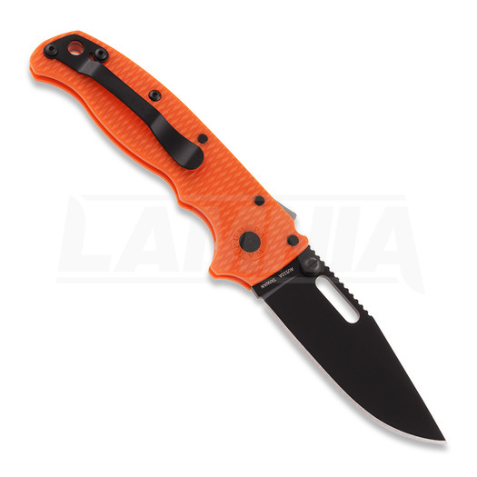 Сгъваем нож Demko Knives AD 20.5 DLC, Clip Point, оранжев
