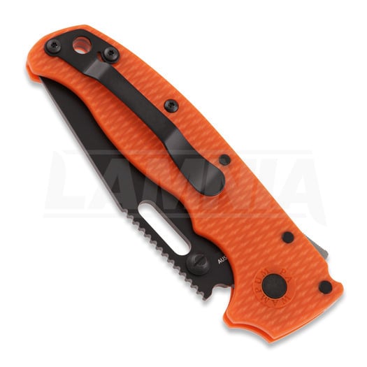 Demko Knives AD 20.5 DLC 折り畳みナイフ, Clip Point, オレンジ色