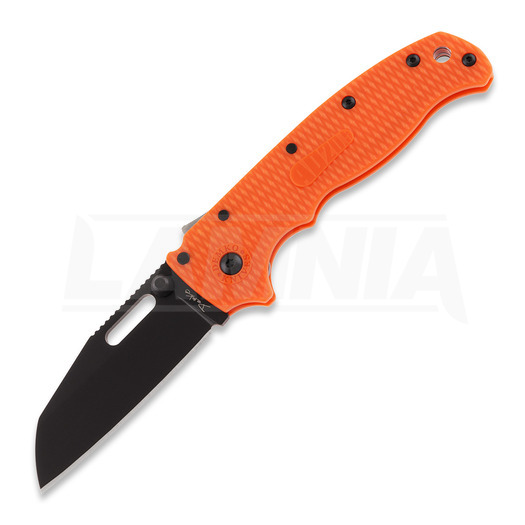 Demko Knives AD 20.5 DLC 折り畳みナイフ, Shark Foot, オレンジ色