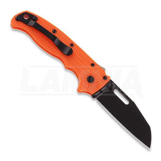 Demko Knives AD 20.5 DLC folding knife, Shark Foot, orange