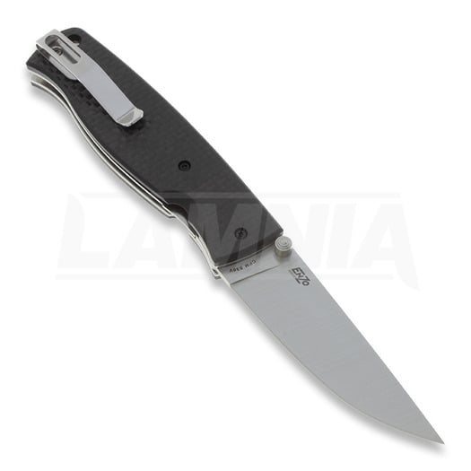 Brisa Birk 75 סכין מתקפלת, S30V Flat Ground, carbon fiber