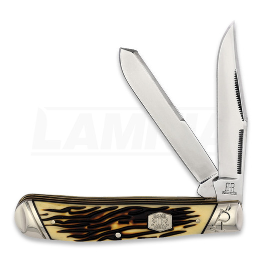 Rough Ryder Trapper Tuff Stag folding knife