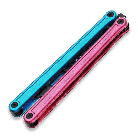 Glidr Antarctic 2 balisong trainer, cotton candy