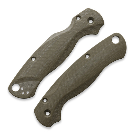 Flytanium Lotus OD Green G-10 Scales for Spyderco PM2 Knife