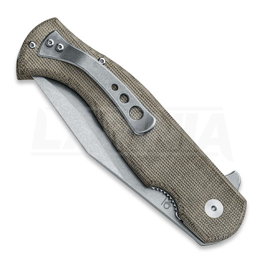 Πτυσσόμενο μαχαίρι Fox Eastwood Tiger, micarta, oliivinvihreä FX-524G